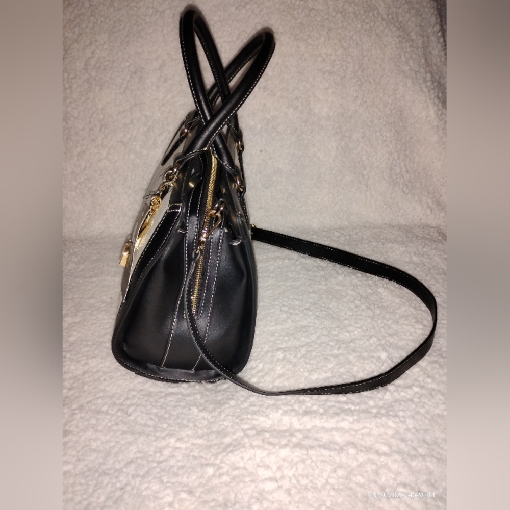 NINE WEST: BLACK SHOULDER BAG - Picture 8 of 15